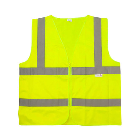 SAFE HANDLER Child Reflective Safety Vest, XX-Large, Yellow(10-Pack) BLSH-ES-XXL-SV1Y-10